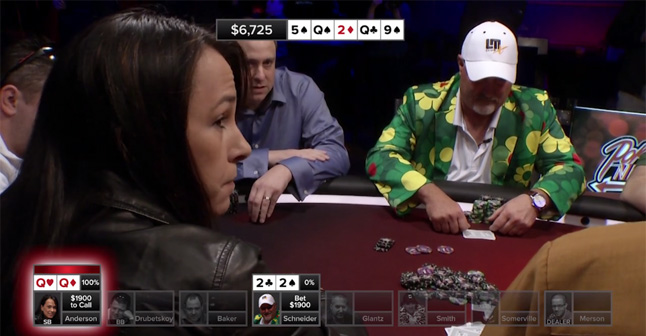 Poker Hands From Episode 10 –  First Win for Danielle Anderson