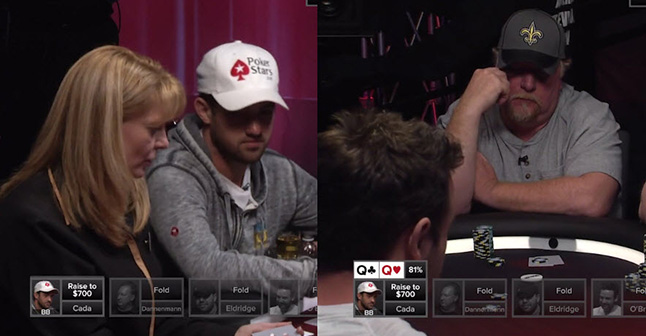 Poker hands from Episode 24  -Round 2: Cada vs. Moon