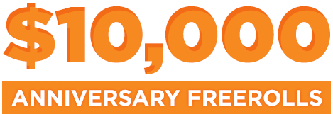 $10,000 Anniversary Freerolls