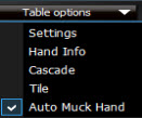 Table options