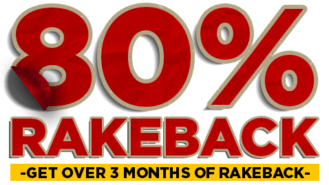 80% Rakeback until May - only at 888poker