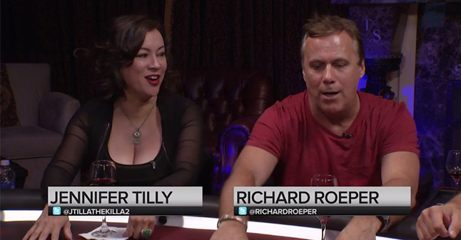 Jennifer Tilly and Richard Roeper discuss famous poker scenes