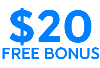 $20 FREE! No deposit needed + Up to $888 Welcome bonus