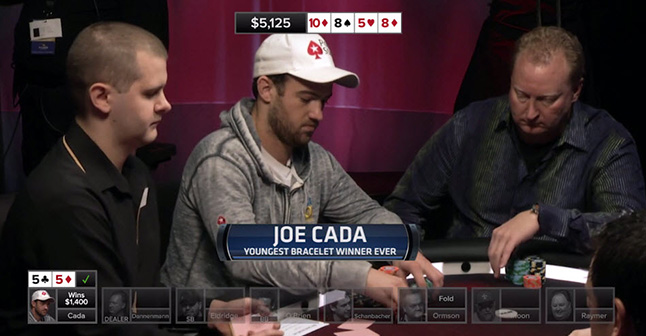 Joe Cada  - Youngest bracelet winner ever