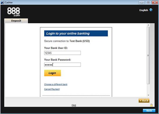 Step 3: Enter your bank details