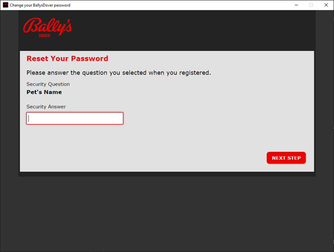 Reset your password - city